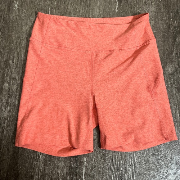 Outdoor Voices High Rise Warmup Shorts Women's Athletic Workout - Peach S - Picture 1 of 4